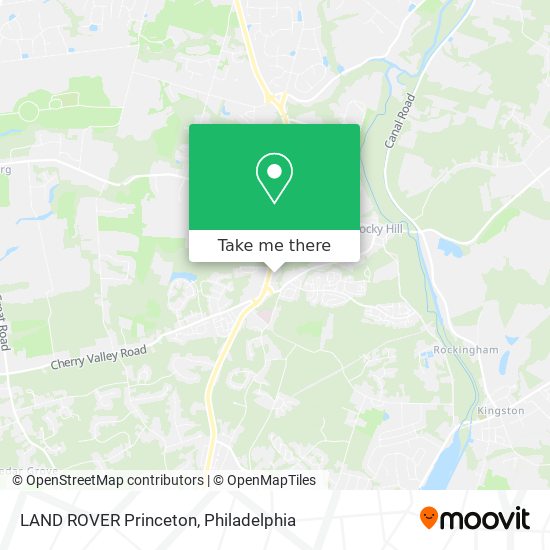 LAND ROVER Princeton map