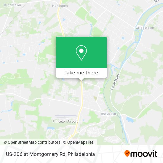 US-206 at Montgomery Rd map