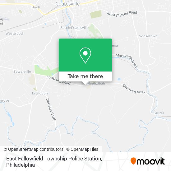 Mapa de East Fallowfield Township Police Station