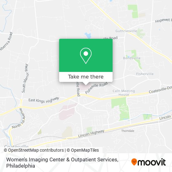 Women's Imaging Center & Outpatient Services map