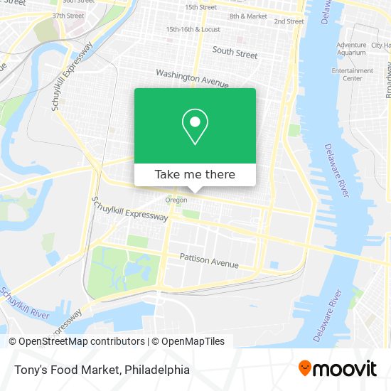 Mapa de Tony's Food Market