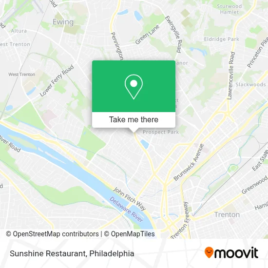 Sunshine Restaurant map