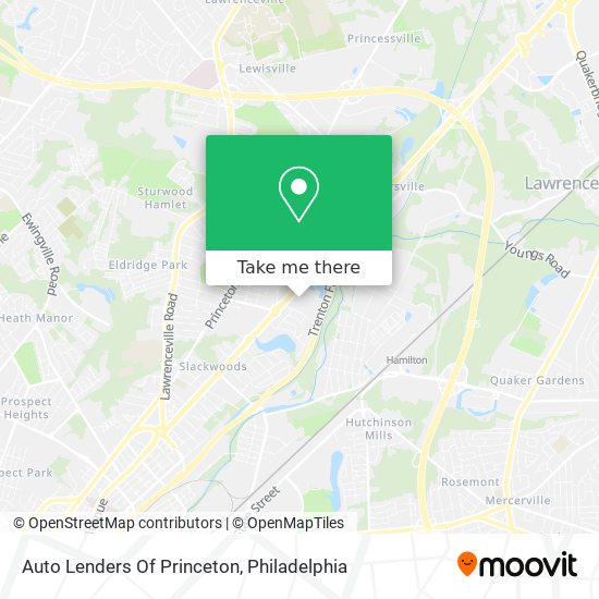 Mapa de Auto Lenders Of Princeton