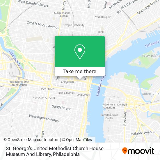 St. George's United Methodist Church House Museum And Library map