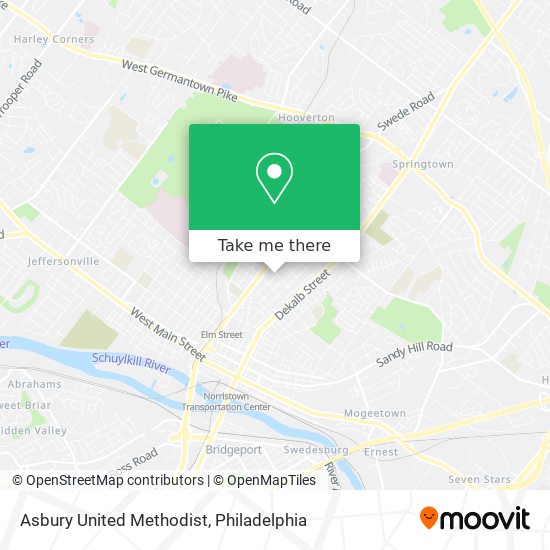 Mapa de Asbury United Methodist