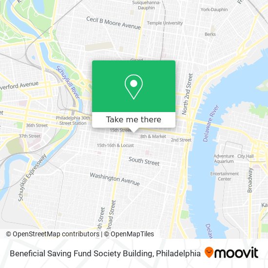 Beneficial Saving Fund Society Building map