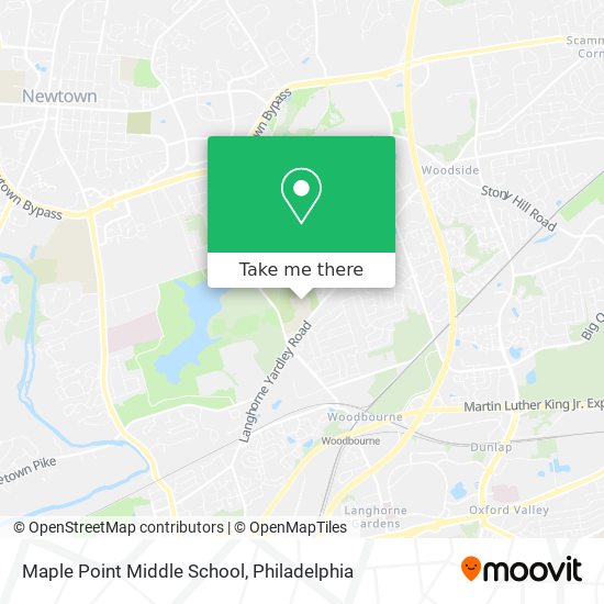 Mapa de Maple Point Middle School