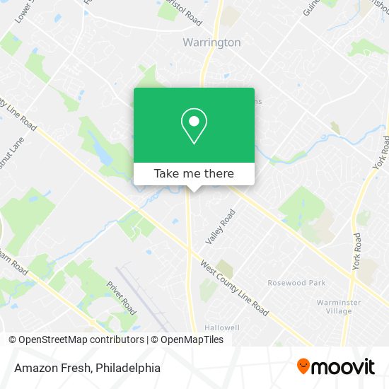 Amazon Fresh map