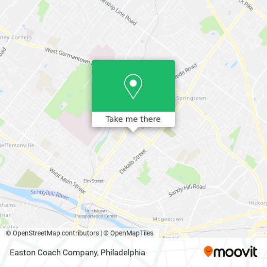 Easton Coach Company map