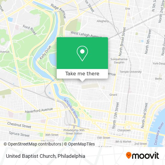 United Baptist Church map