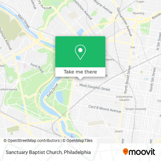 Sanctuary Baptist Church map