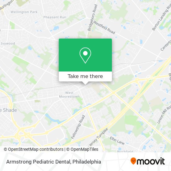 Armstrong Pediatric Dental map