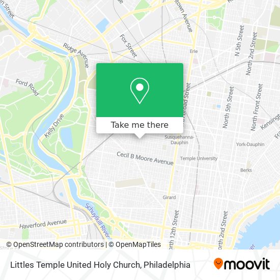 Littles Temple United Holy Church map