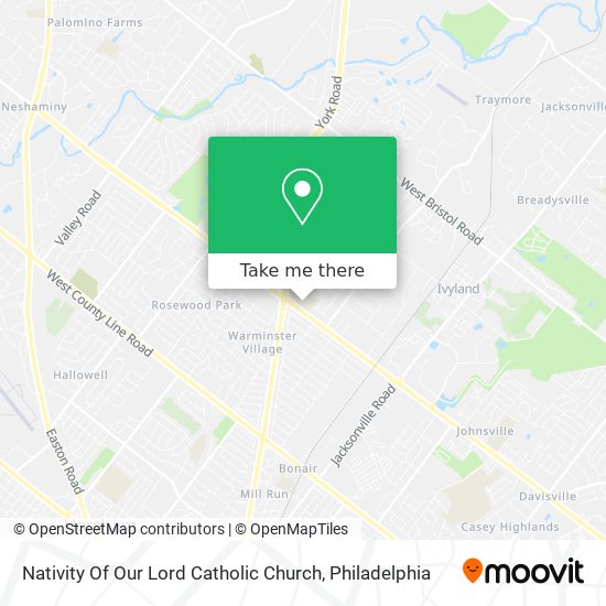 Nativity Of Our Lord Catholic Church map