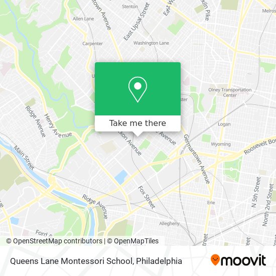 Mapa de Queens Lane Montessori School