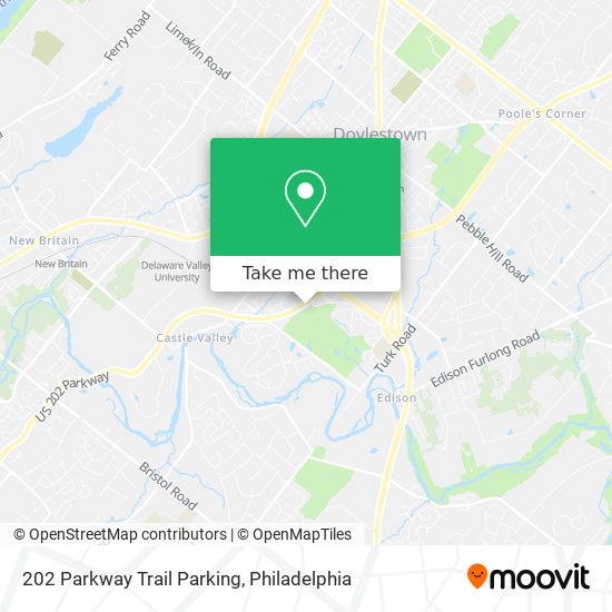 202 Parkway Trail Parking map