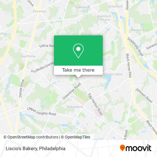 Mapa de Liscio's Bakery