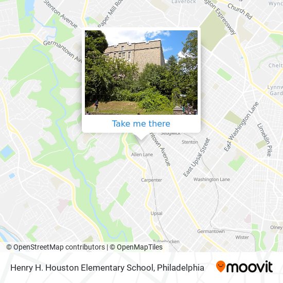 Henry H. Houston Elementary School map