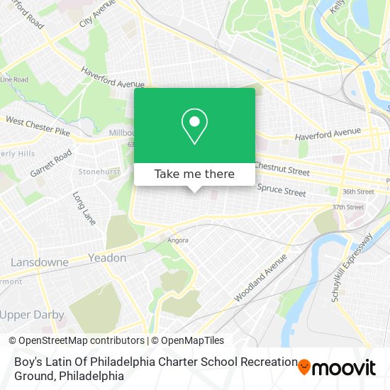 Mapa de Boy's Latin Of Philadelphia Charter School Recreation Ground