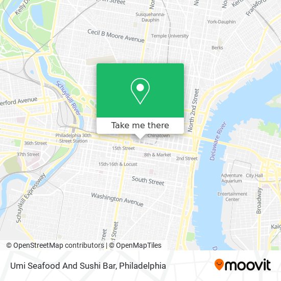 Mapa de Umi Seafood And Sushi Bar