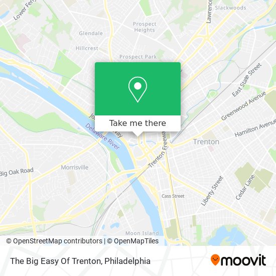 The Big Easy Of Trenton map