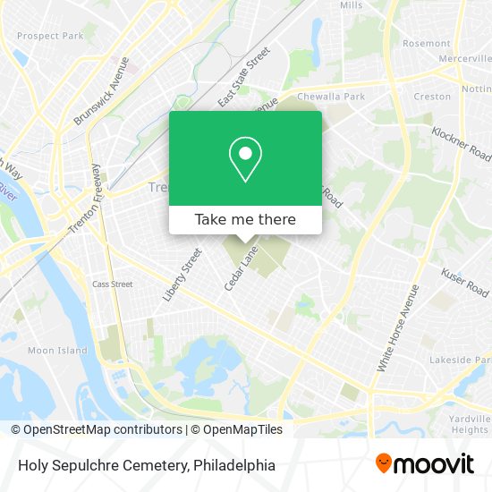 Mapa de Holy Sepulchre Cemetery