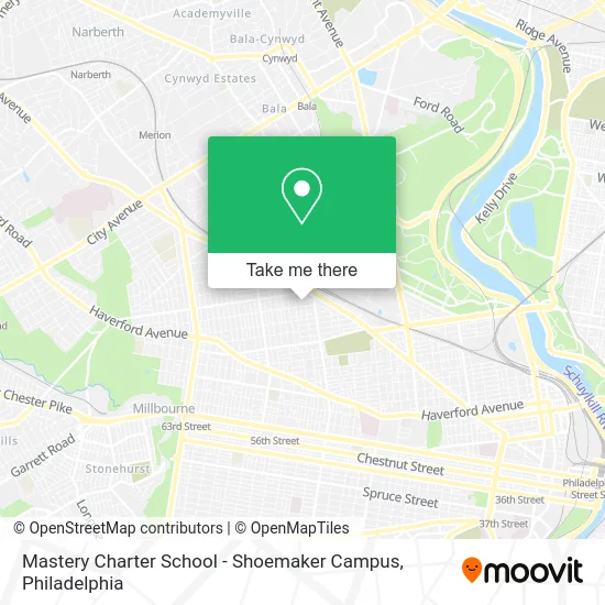 Mastery Charter School - Shoemaker Campus map