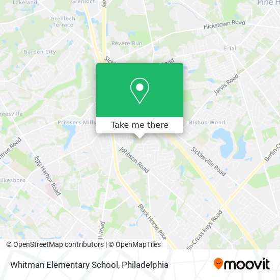 Mapa de Whitman Elementary School