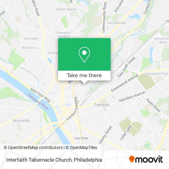 Mapa de Interfaith Tabernacle Church