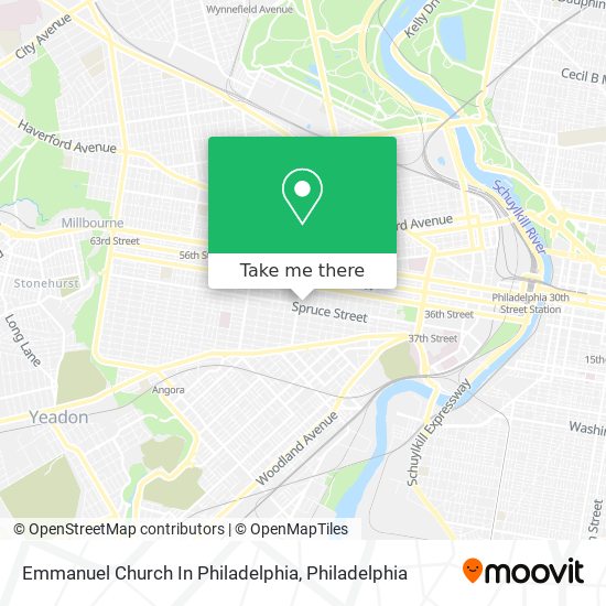 Emmanuel Church In Philadelphia map