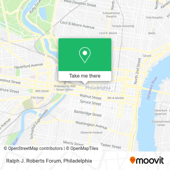 Ralph J. Roberts Forum map