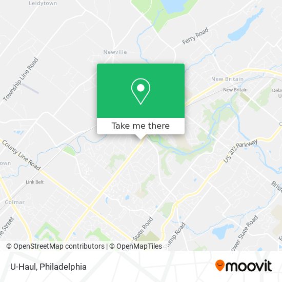 U-Haul map