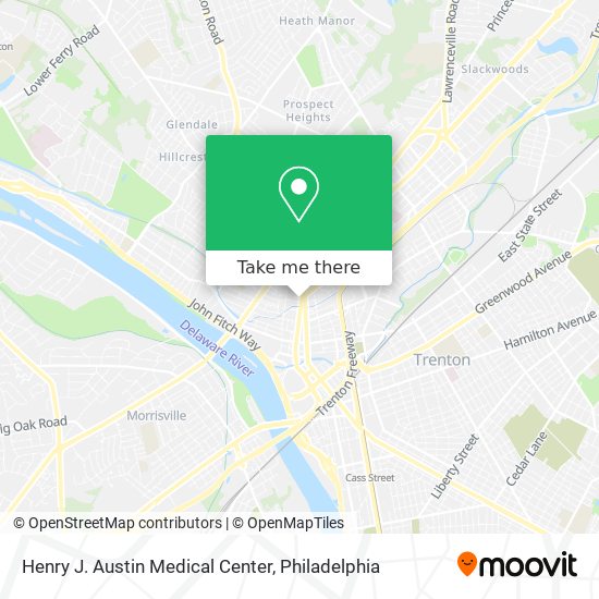 Henry J. Austin Medical Center map