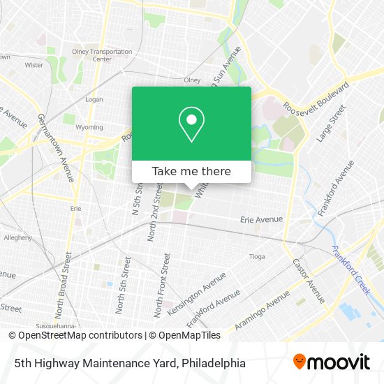 Mapa de 5th Highway Maintenance Yard