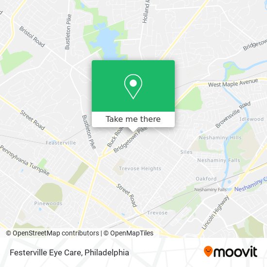 Mapa de Festerville Eye Care