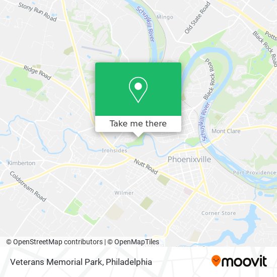 Veterans Memorial Park map