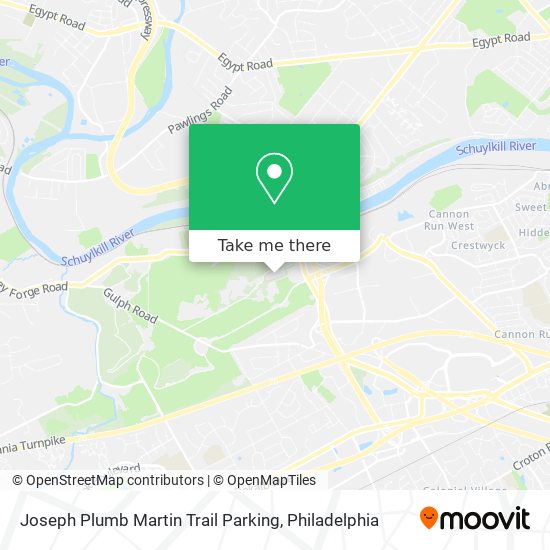 Mapa de Joseph Plumb Martin Trail Parking