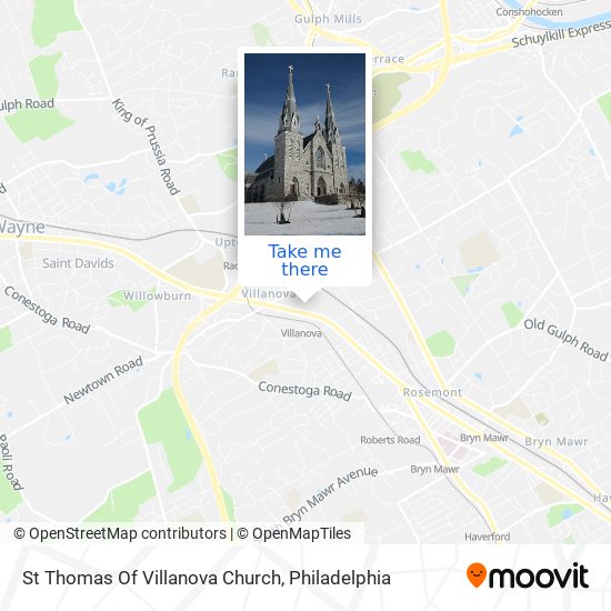 Mapa de St Thomas Of Villanova Church