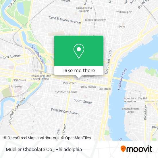 Mueller Chocolate Co. map