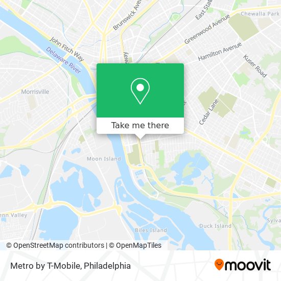 Metro by T-Mobile map