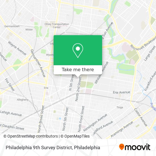 Philadelphia 9th Survey District map