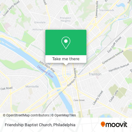 Mapa de Friendship Baptist Church