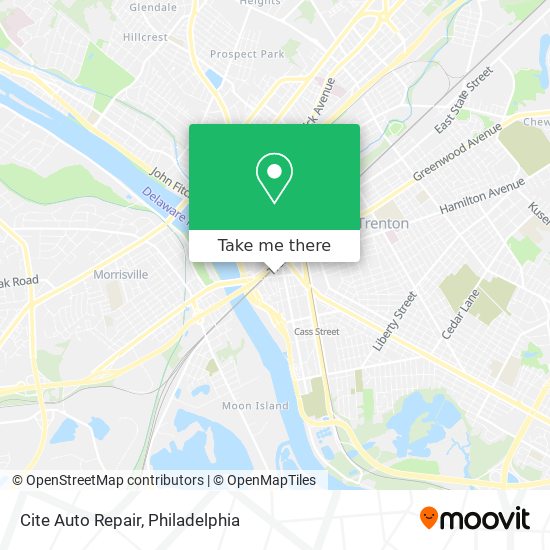 Cite Auto Repair map