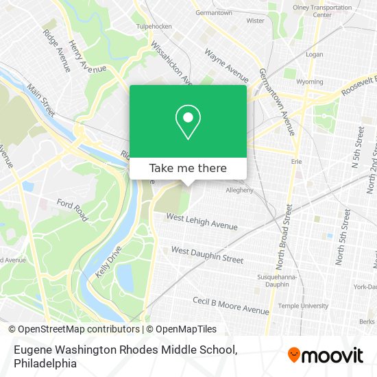 Mapa de Eugene Washington Rhodes Middle School