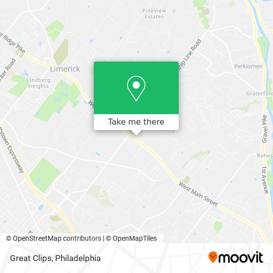 Great Clips map