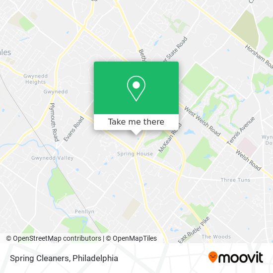 Spring Cleaners map