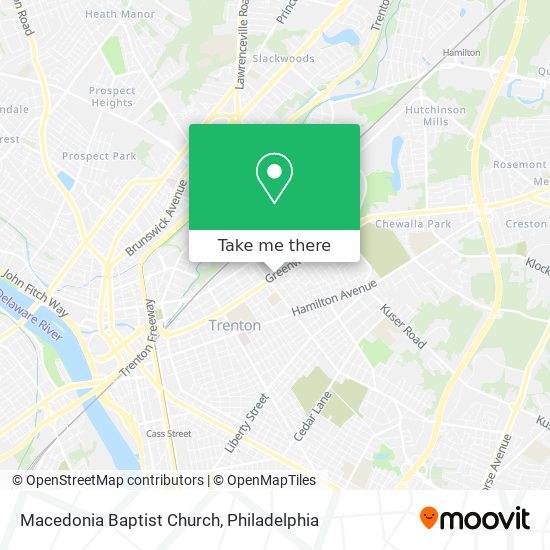 Macedonia Baptist Church map