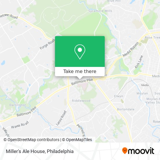 Miller's Ale House map