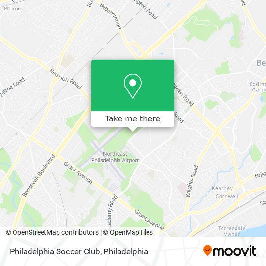 Mapa de Philadelphia Soccer Club