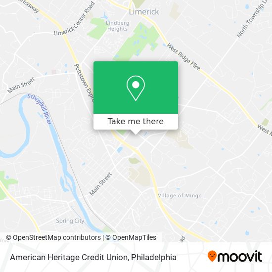 American Heritage Credit Union map